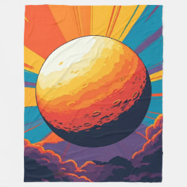 Velo Cobertor de Fleece Pôr do Sol Celestial