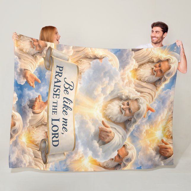 Velo Cobertor de fleece premium "Title me praise the Lo (In Situ)