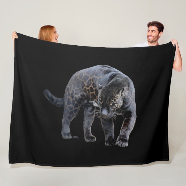 Velo Cobertor de fleece preto Jaguar Diablo (In Situ)