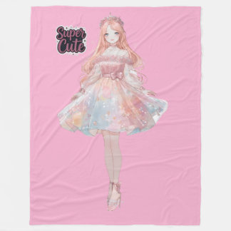Velo Cobertor de Fleece Princesa | Cobertor de Conto de