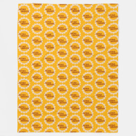 Velo Cobertor de Fleece Retro Groove