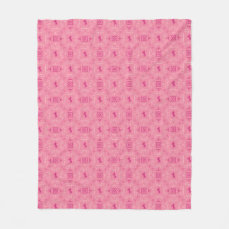 Velo Cobertor de Fleece Rosa Desolado Vaqueira Ocidenta