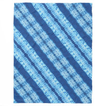 Cobertor de Fleece Shibori Entrelaçado