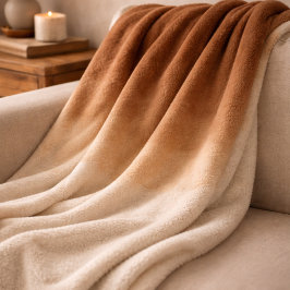 Velo Cobertor de Fleece Sienna Cocoa Fade