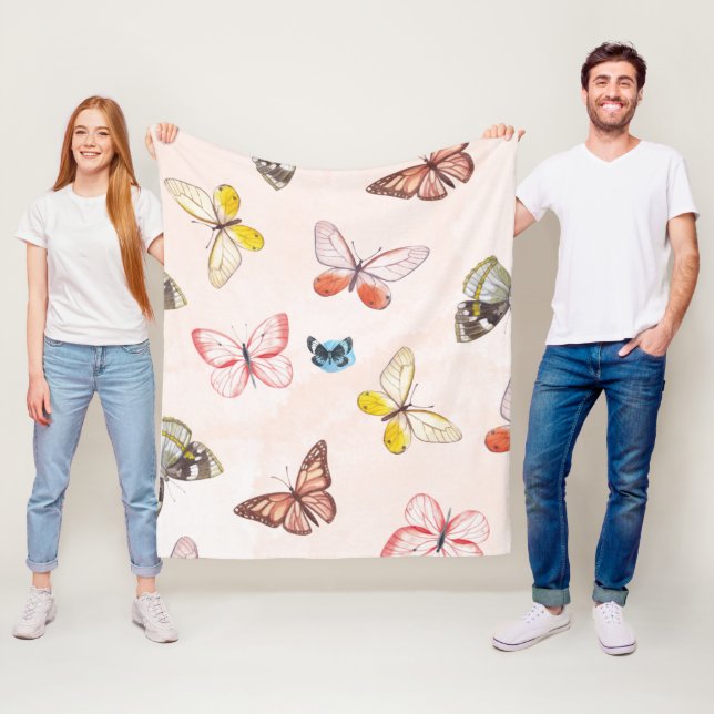 Velo Cobertor de Fleece Soft Blooms (In Situ)