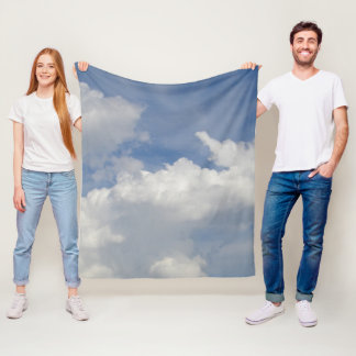 Velo Cobertor de Fleece Sonhador de Nuvens