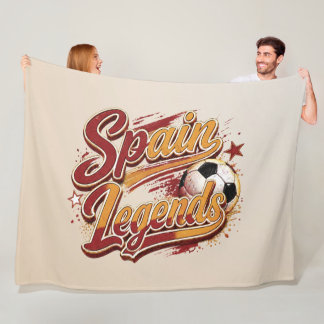 Velo Cobertor de Fleece Spain Legends Futebol