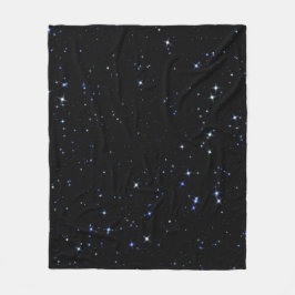Velo Cobertor de Fleece Star Power Deep Space