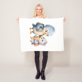 Velo Cobertor de Fleece Sweet Bird Brother