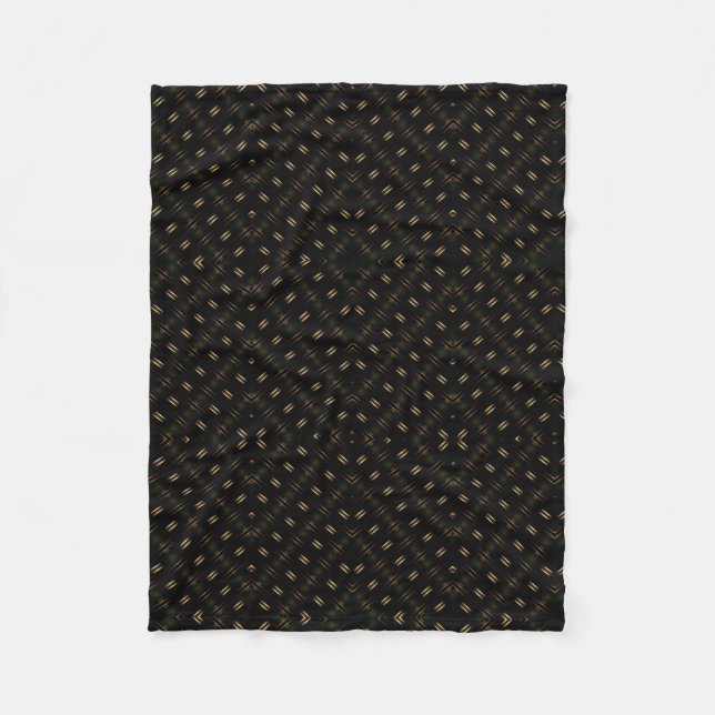 Velo Cobertor de Fleece Texturizado com Pintas de Ouro  (Frente)
