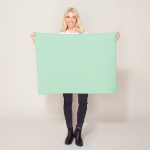Velo Cobertor de Fleece Verde Menta Suave – Aconchegant