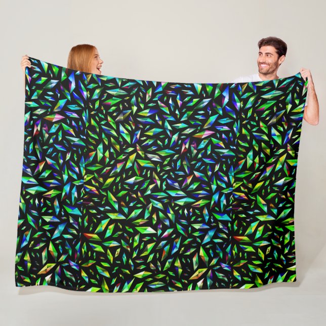 Velo Cobertor de Fleece Verde Partido (In Situ)