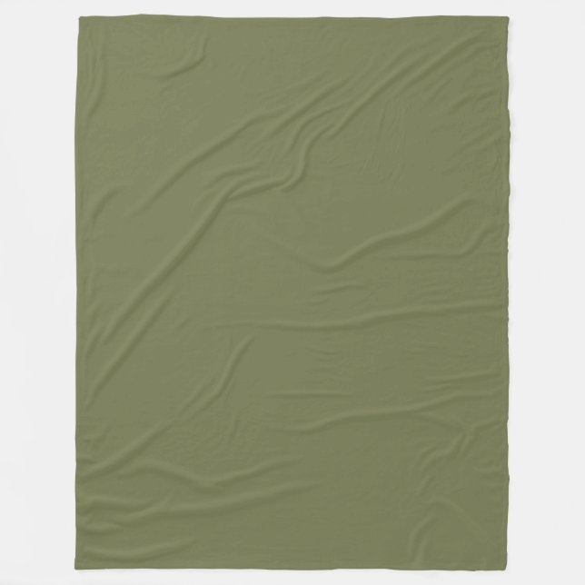 Velo Cobertor de Fleece Verde Sage Macio (Frente)