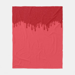 Velo Cobertor de Fleece Vermelho Tomate Personalizado c