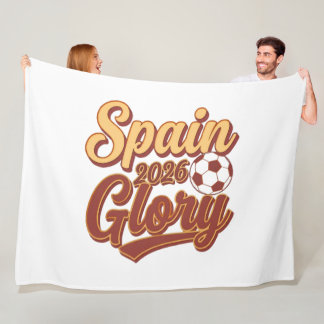 Velo Cobertor de Fleece Vintage Espanha 2026 Glória no 