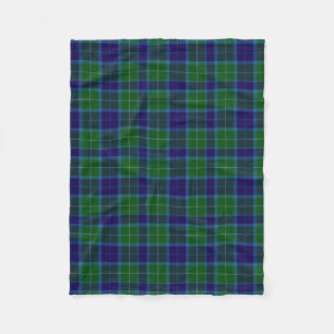Velo Cobertor de Fleece Xadrez Tartan do Clã Wallace