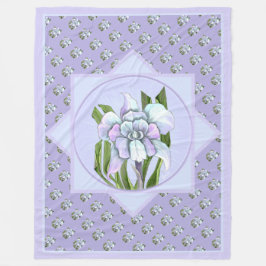 Velo cobertor de flores do esmeraldo