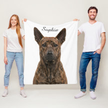 Cobertor de Foto de Cachorro Personalizado Ridgeba