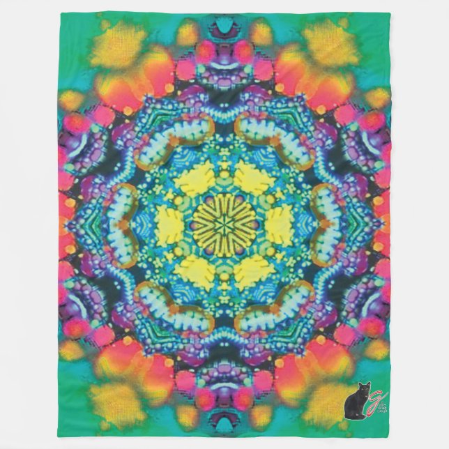 Velo Cobertor de Fralda Kaleidoscópio de Bário (Frente)