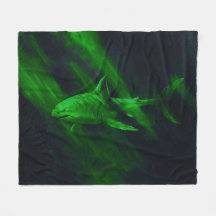 Cobertor de Fralda Shark Green 50 x 60