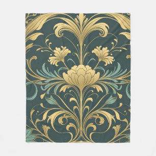 Velo Cobertor de Fraldas Art Nouveau Floral Vintage Lux