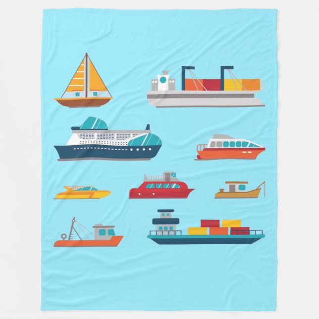 Velo Cobertor de Fraldas de Frota de Navios Náuticos (Frente)