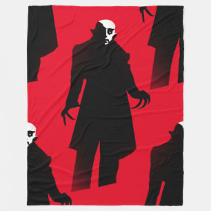 Velo cobertor de halloween nosferatu