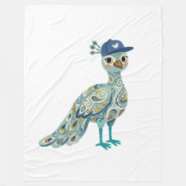 Velo Cobertor de Peahen com Boné de Beisebol – Arte Fol