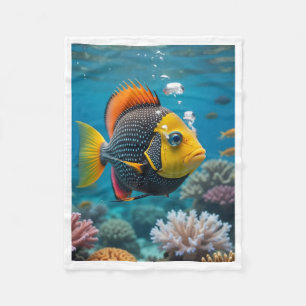 Velo Cobertor de Peixes do Recife de Coral Tropical