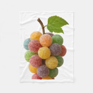 Velo Cobertor de Uvas Coloridas de Doces