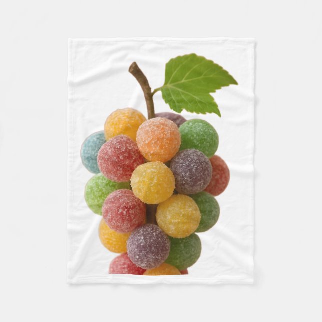 Velo Cobertor de Uvas Coloridas de Doces (Frente)