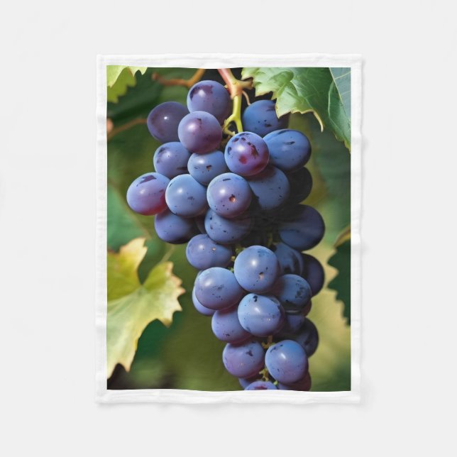 Velo Cobertor de Uvas Roxas Frescas (Frente)