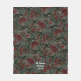 Velo cobertor de velinha de Natal personalizado