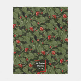 Velo cobertor de velinha de Natal personalizado