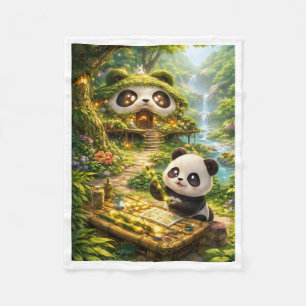 Velo Cobertor Floresta Mágica de Panda