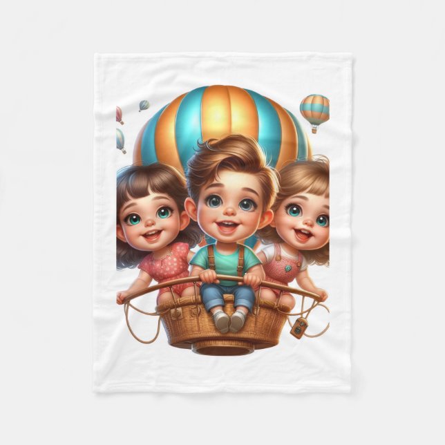 Velo Cobertor Infantil de Balão de Ar Quente (Frente)