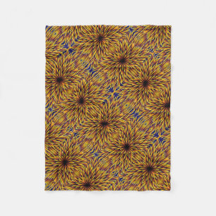 Velo Cobertor Mandala Flor de Girassol Dourada ADOM