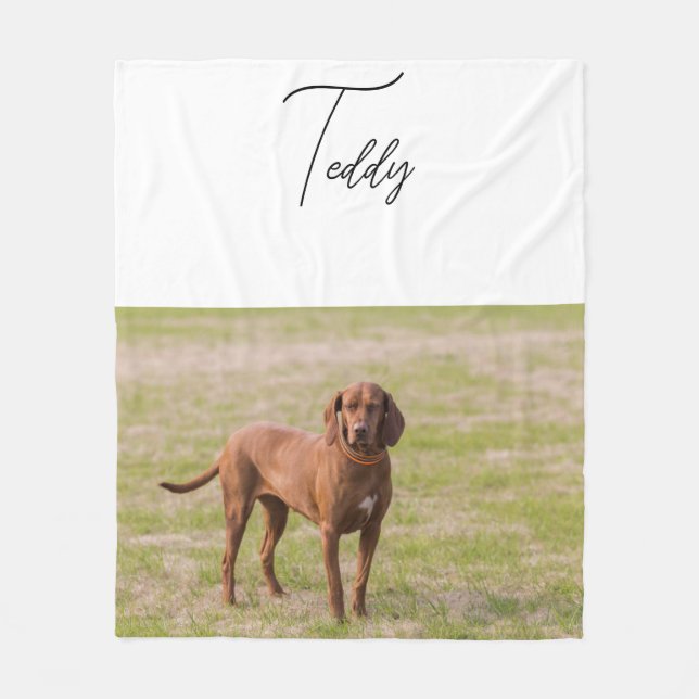 Velo Cobertor Personalizado para Animais de Estimação U (Frente)