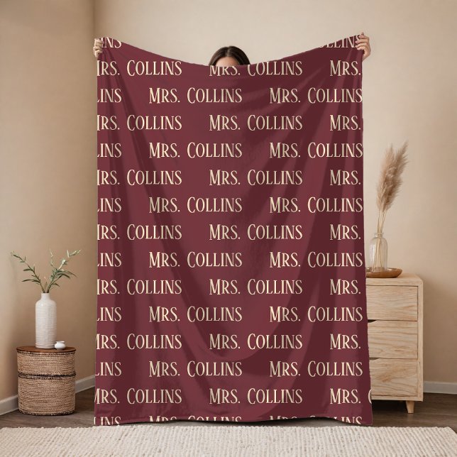 Velo Cobertor Personalizado Sra & Sr, Presente de Anive (Personalized Wedding Blanket – Romantic Mrs & Mr Gift for Newlyweds or Anniversary)