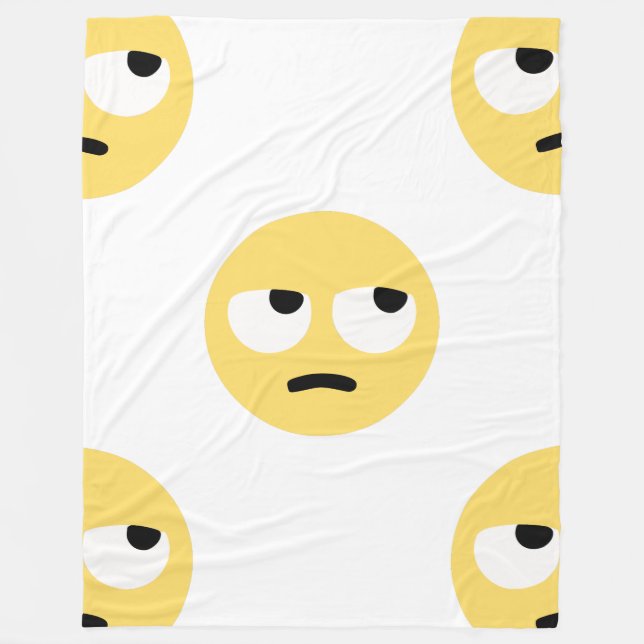 Velo cobertor rolante de olhos emoji (Frente)