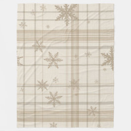 Velo Cobertor Xadrez Gingham Floco de Neve – Neutro Que
