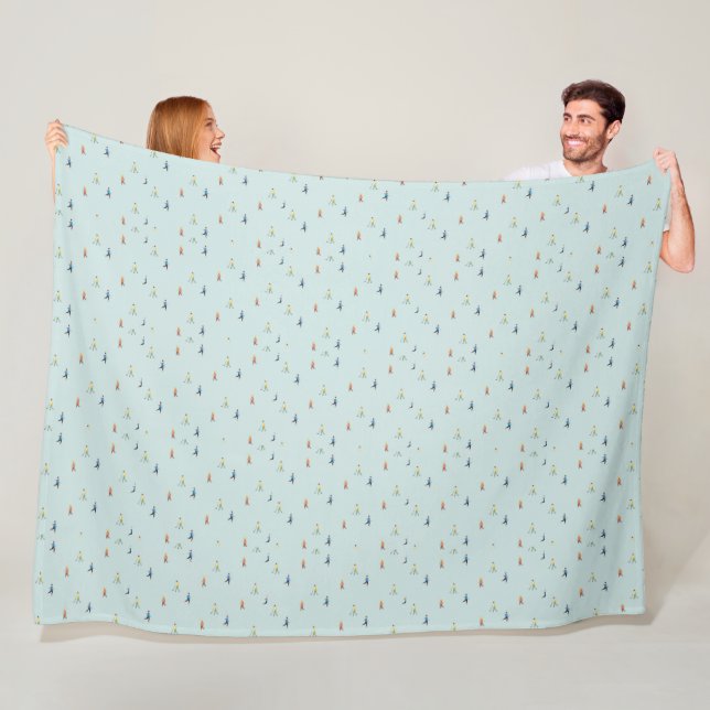 Velo Design de Padrão de Inverno Cobertor de Fleece  (In Situ)