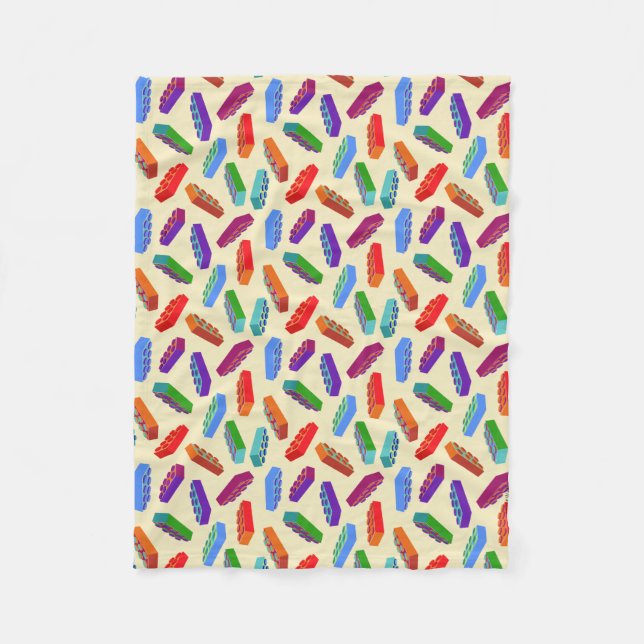 Velo Enorme cobertor de blocos construtivos para crianç (Frente)