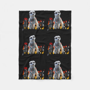 Velo Meerkat E Logotipo, Pequeno Cobertor De Peça Pret