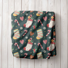 Velo Meias de Natal Personalizadas Cobertor de Fleece