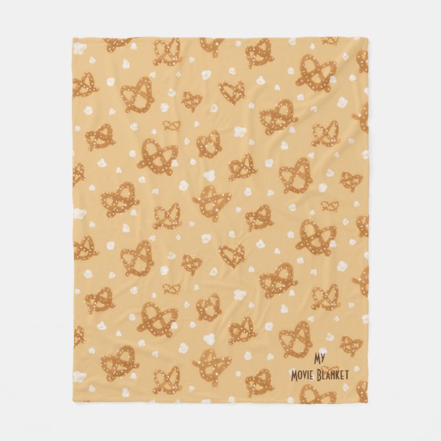 Velo Meu cobertor de filmes - Pretzels e pipocas (Frente)