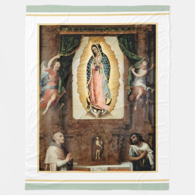 Velo Nuestra Señora de Guadalupe grande cobertor de vel (Frente)