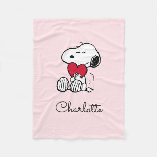 Velo Snoopy   Pequeno Cobertor de Fleece para Bebê Quer
