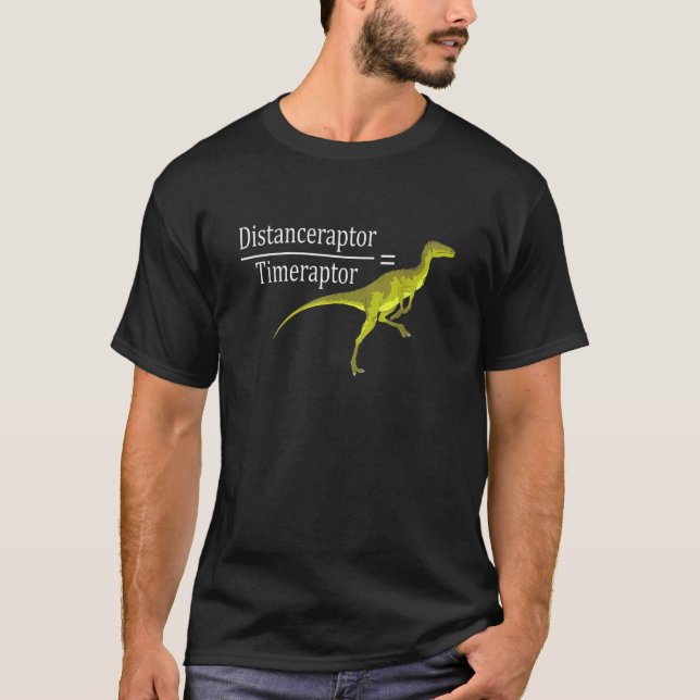 Velociraptor Math Funny Camiseta Dinossauro (Frente)