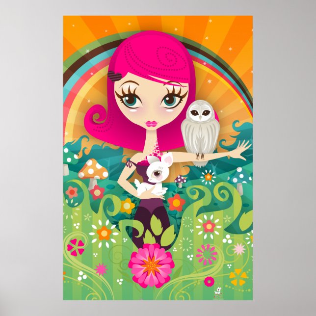 VelusaBerry Art Poster (Frente)